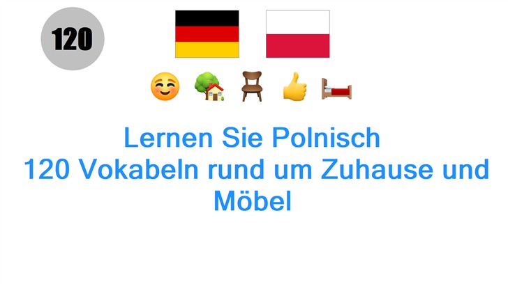 Lernen Sie Polnisch: 120 Vokabeln rund um Zuhause und Möbel
